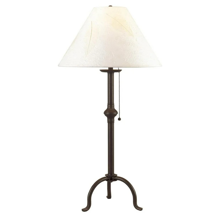 Cal Lighting BO-903TB Table Lamp with Beige Fabric Shades 32" x 10" x 32", Dark Bronze Finish | Walmart (US)