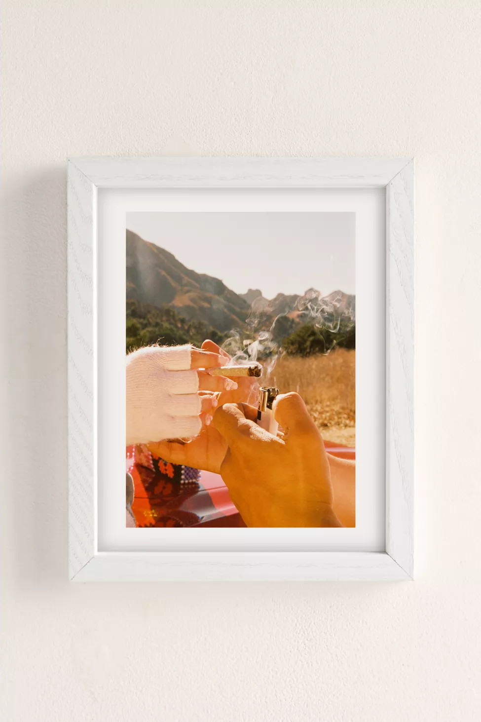 Artbygoldie Smokers Club Art Print | Urban Outfitters (US and RoW)