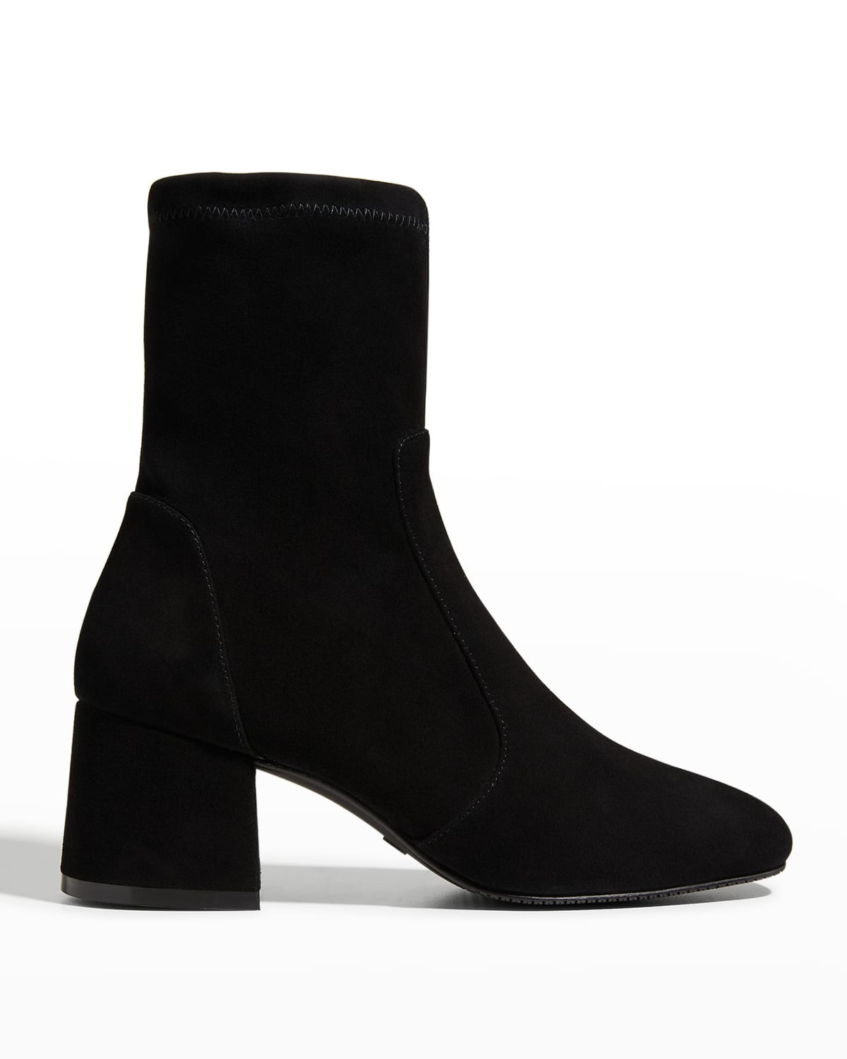 Sleek Suede Sock Booties | Neiman Marcus