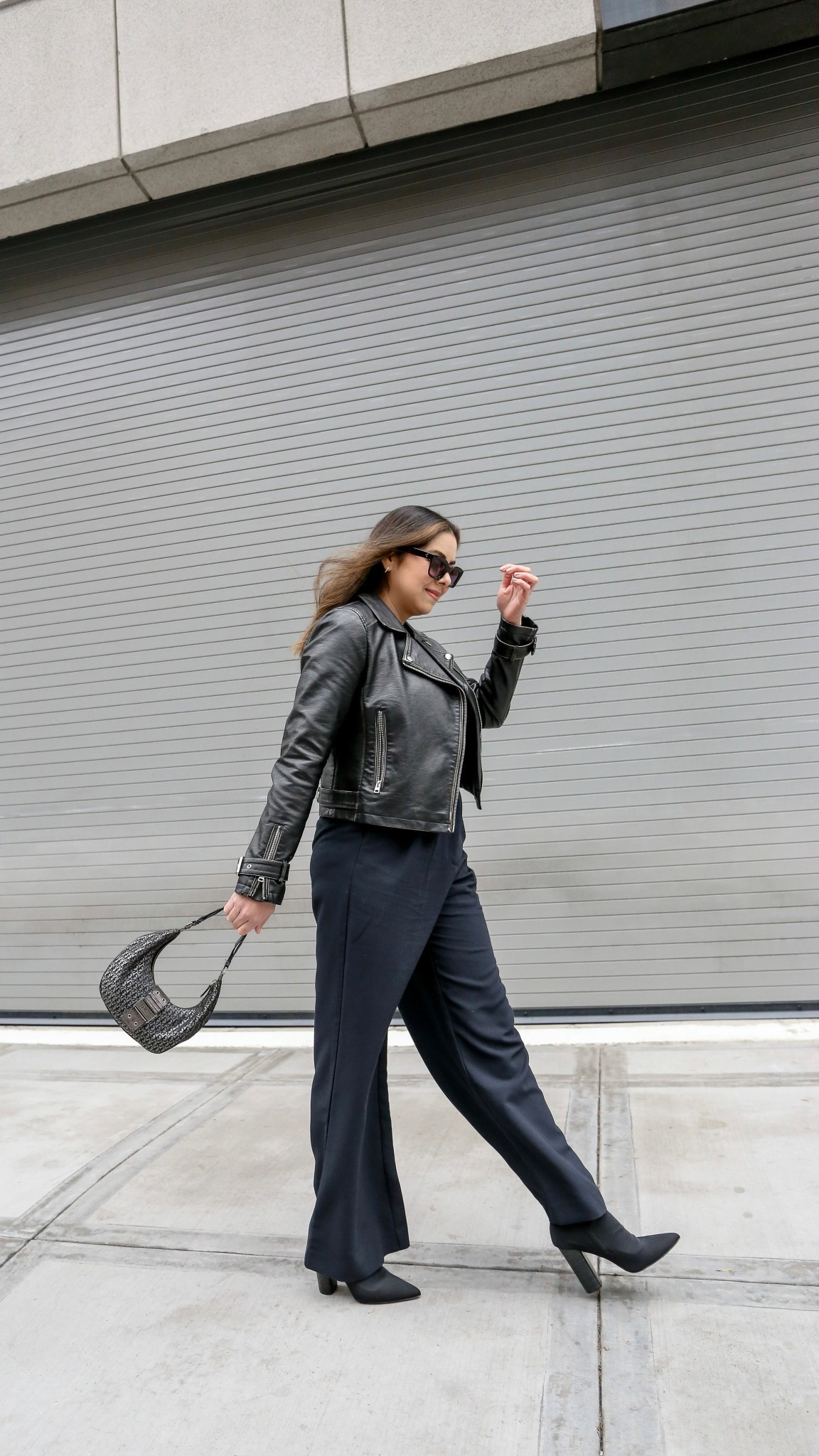 biker jacket and black trousers outfit for fall

#LTKSeasonal #LTKShoeCrush #LTKStyleTip