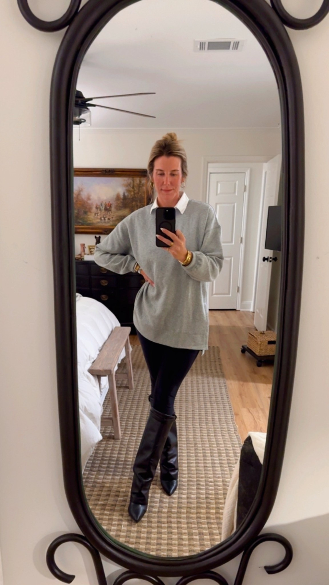 A fun and casual date night ❤️ fell in love with this sweater! 

#LTKSeasonal #LTKHoliday #LTKGiftGuide
