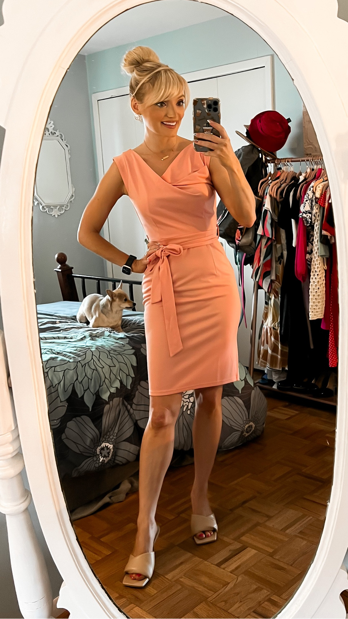 amazon pink dress for church Petal and Pup Women's Seren Midi Dress - Pink