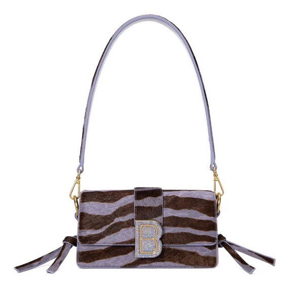 Brandon Blackwood Medium Nia Bag- Purple Zebra Ponyhair | Poshmark