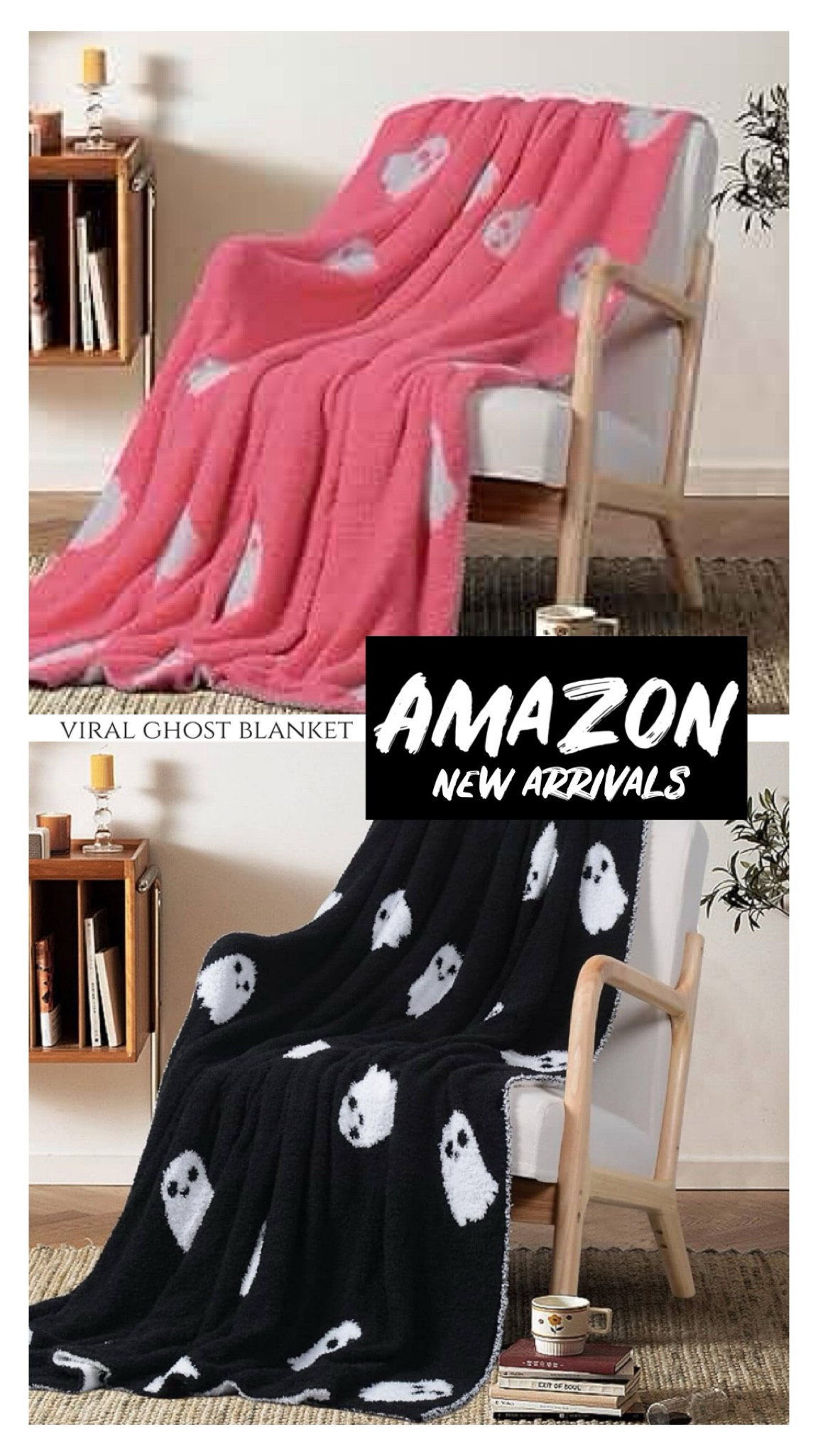 Amazon new arrivals
Viral ghost 👻 blanket 

#LTKHome #LTKSeasonal #LTKFindsUnder50
