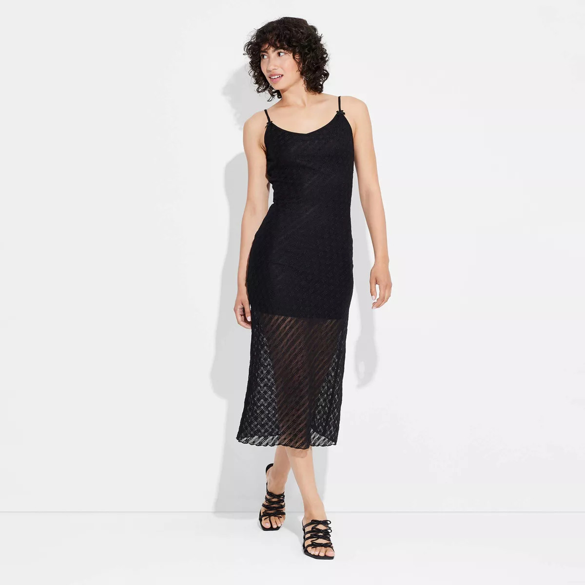 Women's Bow Lace Midi Dress - Wild Fable™ | Target