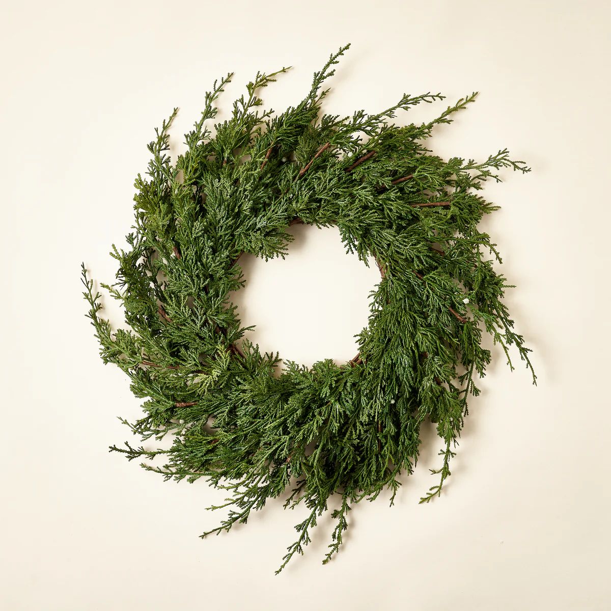Faux Juniper Wreath | Kate Marker Home