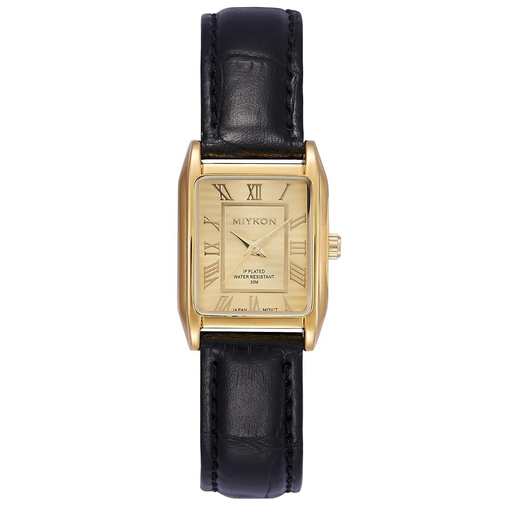 Miykon Vintage Watches for Women - Small Dainty Tank, Square Womens Watch with Genuine Leather St... | Amazon (US)