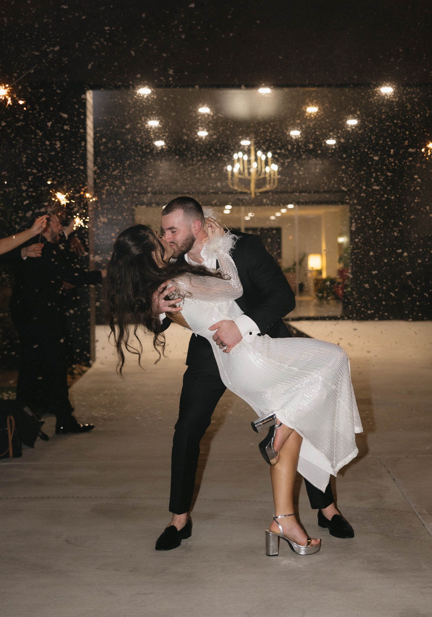 my reception wedding dress look 🤍 for more photos go to my IG @abby.asselin. It fit so well and was so well made & comfortable to be in all night! I got it when it was on sale but it looks like it’s full price now. Loved that it was lined too so the sequins weren’t itchy! The shoes were affordable & so comfy to wear all night too and were perfect for a NYE wedding. Wearing a small. I did get the dress hemmed and taken in on the shoulders just slightly!

#LTKparties #LTKwedding #LTKstyletip
