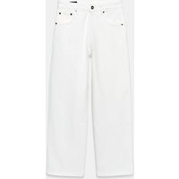Zara - Z1975 Hi-Rise Straight Jeans - White - 28 (Us 6) - Woman | Zara US