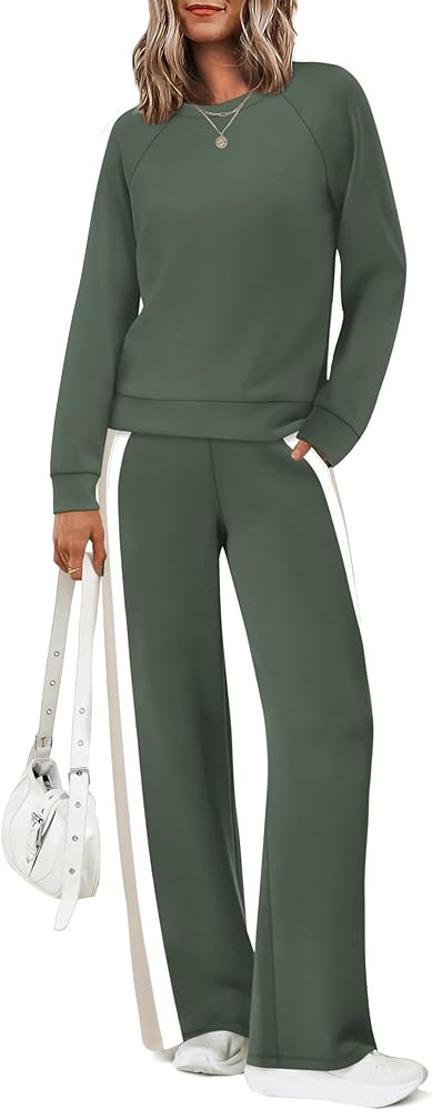 XIEERDUO 2 Piece Sets for Women Fall Fashion Must Have Teachers Airport Outfits 2025 Winter Cloth... | Amazon (US)