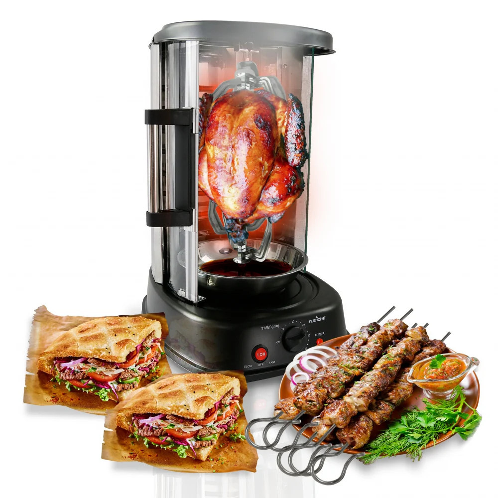 Vertical Rotisserie Rotating Oven | Nutrichef
