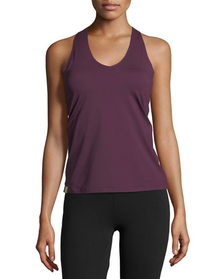 Monreal London Essential V-Neck Performance Tank | Neiman Marcus
