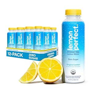 Lemon Perfect Original Lemon, Hydrating Flavored Lemon Water, Zero Sugar, Delicious and Refreshin... | Amazon (US)