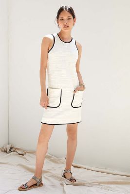 Maeve Patch-Pocket Mini Dress | Anthropologie (US)