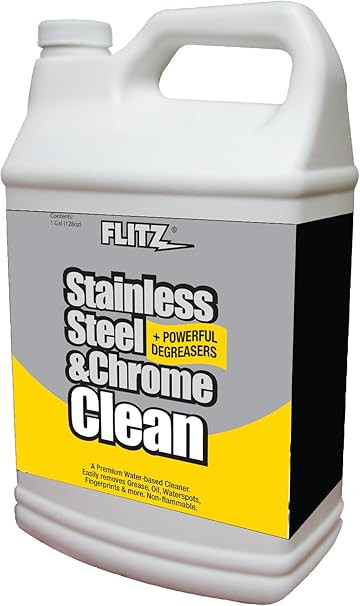 Flitz SP 01510 Stainless Steel Cleaner, 1 Gallon Refill Bottle | Amazon (US)