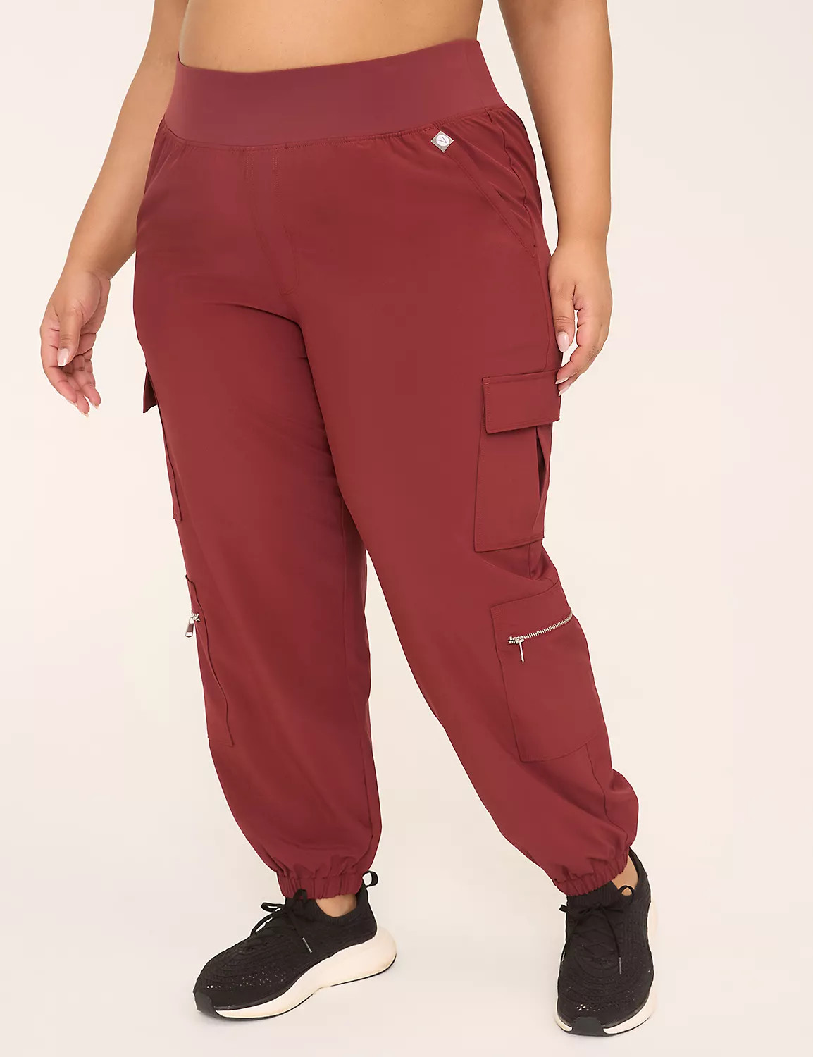 LIVI Stretch Woven Cargo Jogger | Lane Bryant (US)