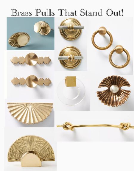 Looking for unique hardware that will stand out!? I’ve got you covered with these brass cabinet pulls and brass rings. 

#LTKunder50 #LTKstyletip #LTKhome