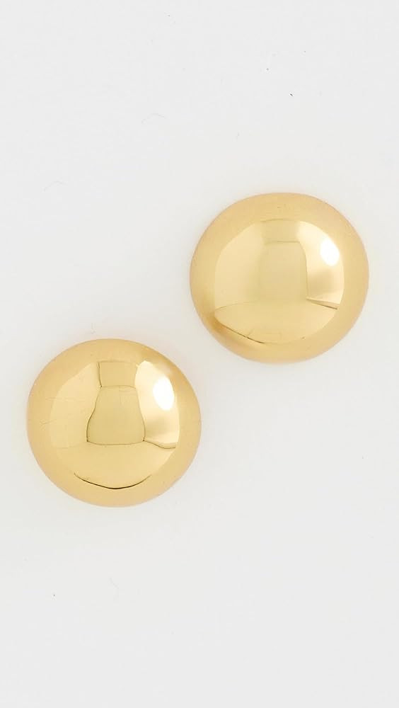Kenneth Jay Lane Women's Polished Domed Button Earrings | Amazon (US)