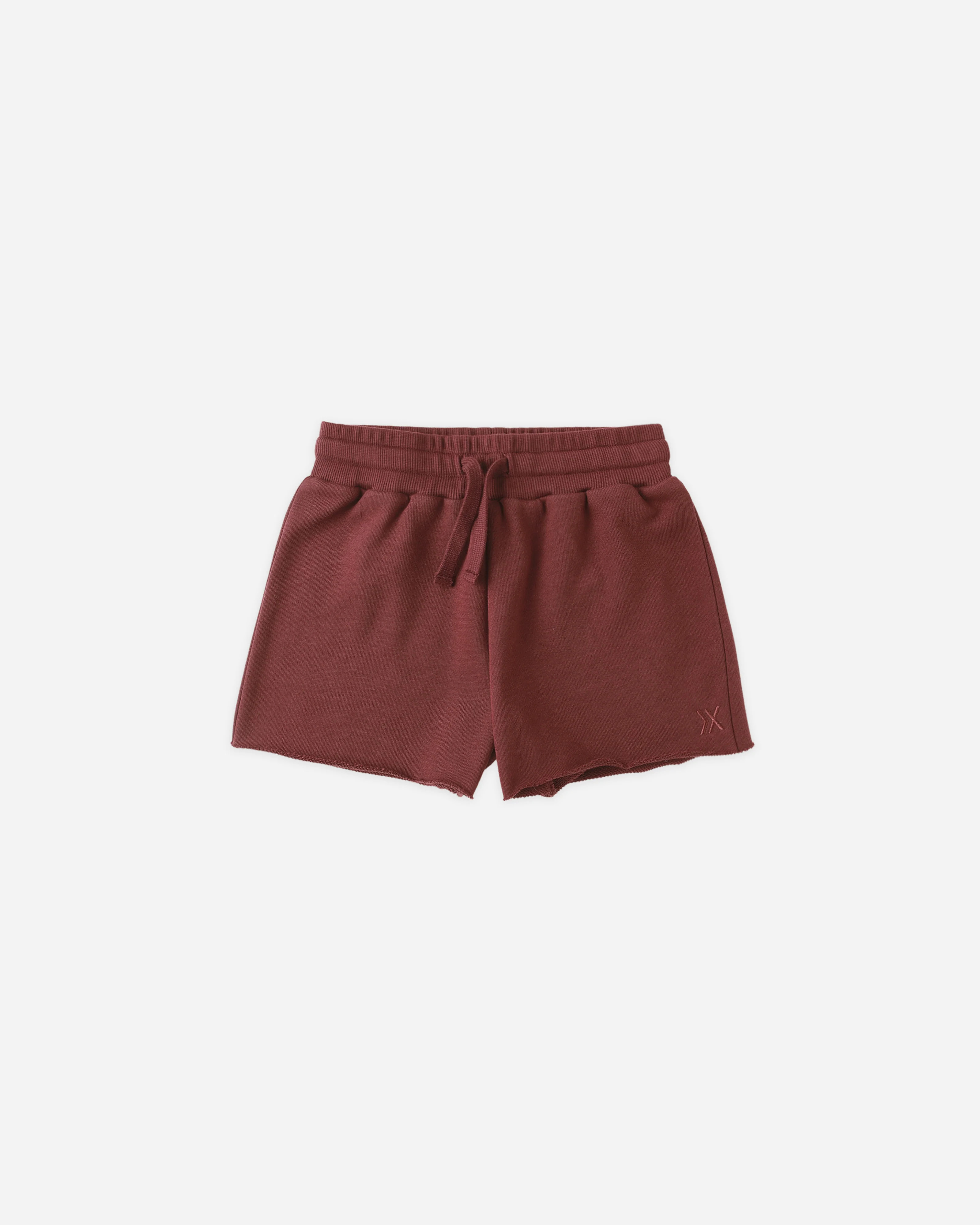 Sweat Short || Burgundy | Rylee + Cru