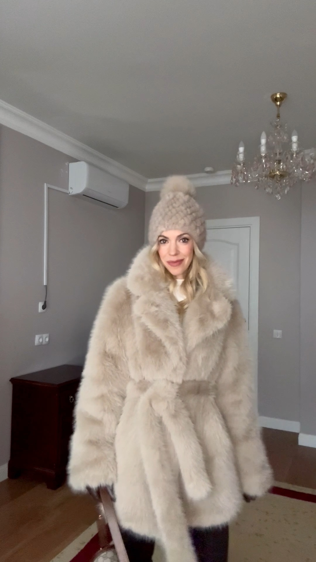 Winter ootd, cozy outfit, beige fur coat, Zara chocolate brown leggings, Zara leather waterproof snow boots 

#LTKFindsUnder50 #LTKSeasonal #LTKSaleAlert