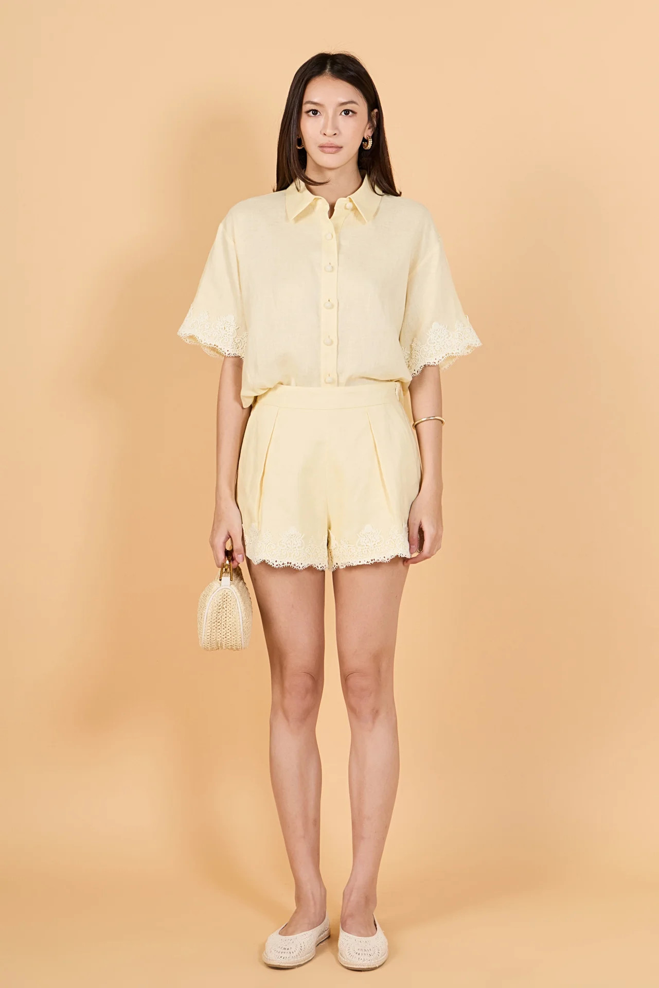 Linen Lace Shirt | English Factory