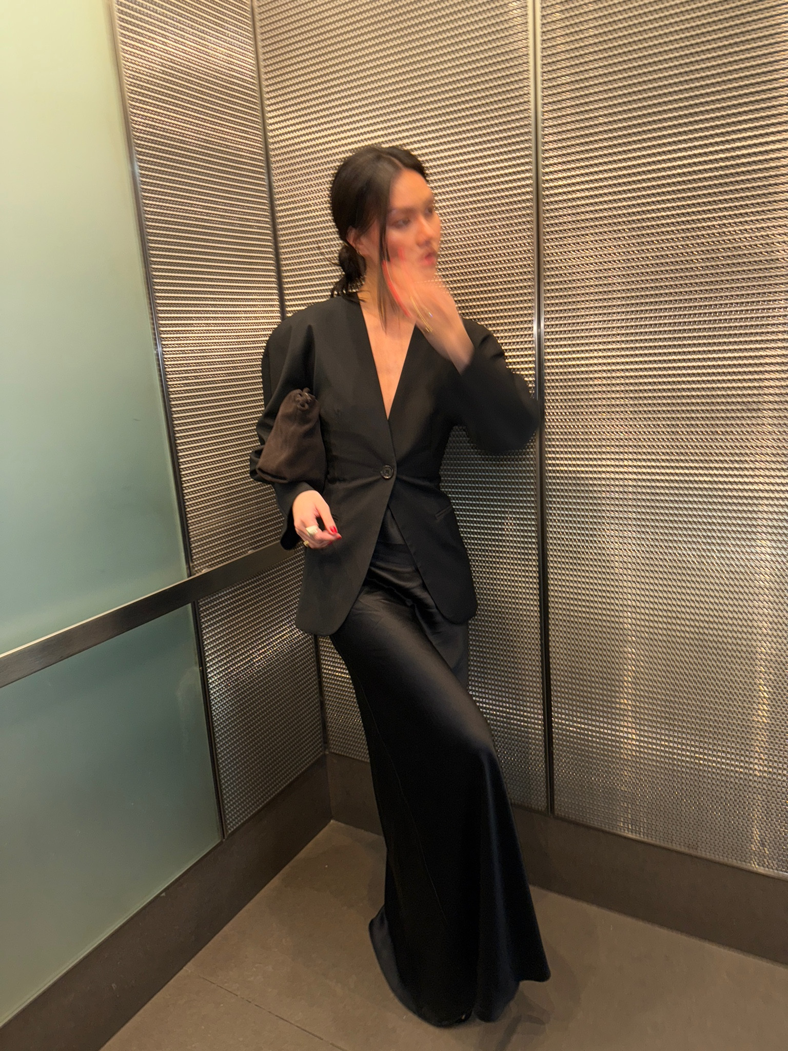 Size size xs, blazer is old COS but the GANNI one linked looks very similarr