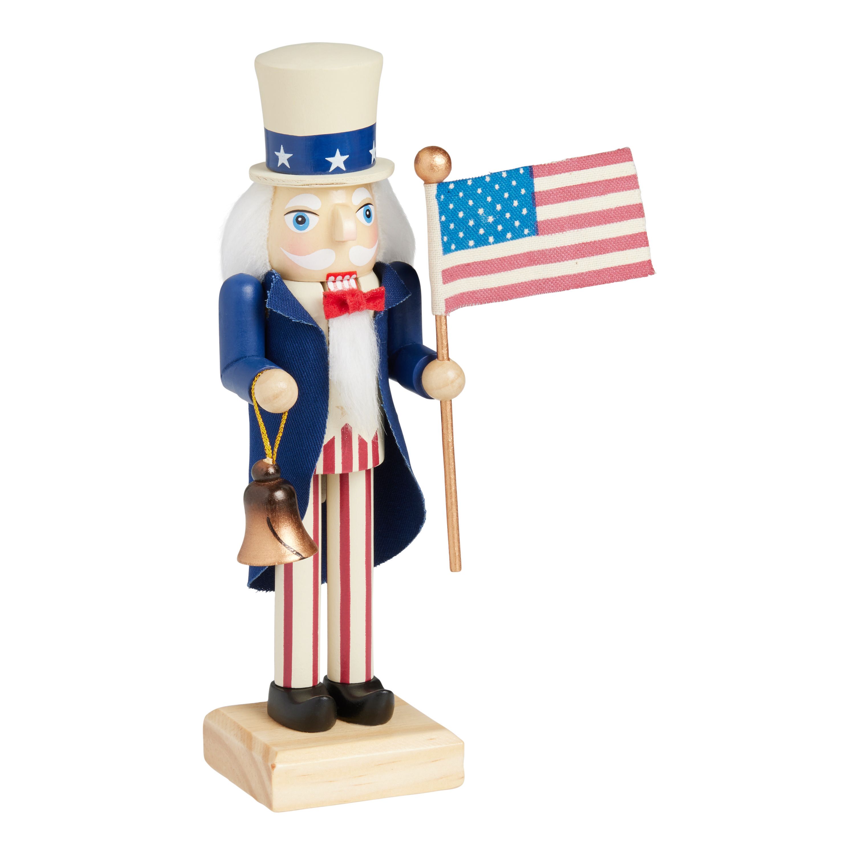 Patriotic Uncle Sam Nutcracker | World Market