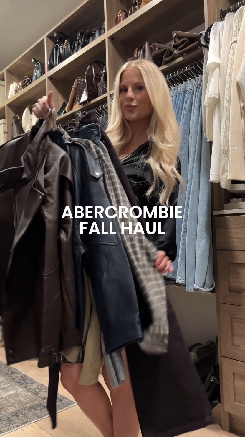 SIZE:  1 - med in jacket, sweater, flannel (tied around waist), 28 reg in jeans
2 - med in top, 28 reg in jeans (plum coated)
3 - med in jacket, 28 reg in pants 
4 - med in jacket & sweater (tied around waist), 28 reg in jeans
5 - med in sweater & tee, 28 reg in jeans
6 - med in top, 28 reg in jeans
7 - med in jacket, top, & leggings 
8 - med in sweater, 28 reg in jeans 
9 - med in jacket, small in top, 18 reg in jeans
10 - med in top, 28 reg in jeans
11 - med in sweater, 28 in shorts
12 - med in jacket, 28 reg in jeans (dark brown)

#kathleenpost #abercrombiepartner @abercrombie 

Abercrombie fall haul, fall fashion, fall outfit inspo, leather jacket look
