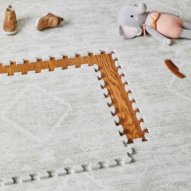 House of Noa Little Nomad Play Mat l Ula in Cactus Size 4X8 | Babylist