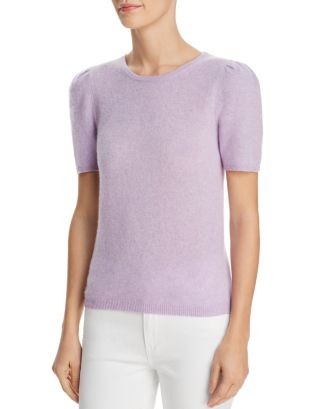 C by Bloomingdale's
           
   
               
                   Puff-Sleeve Cashmere Sweat... | Bloomingdale's (US)