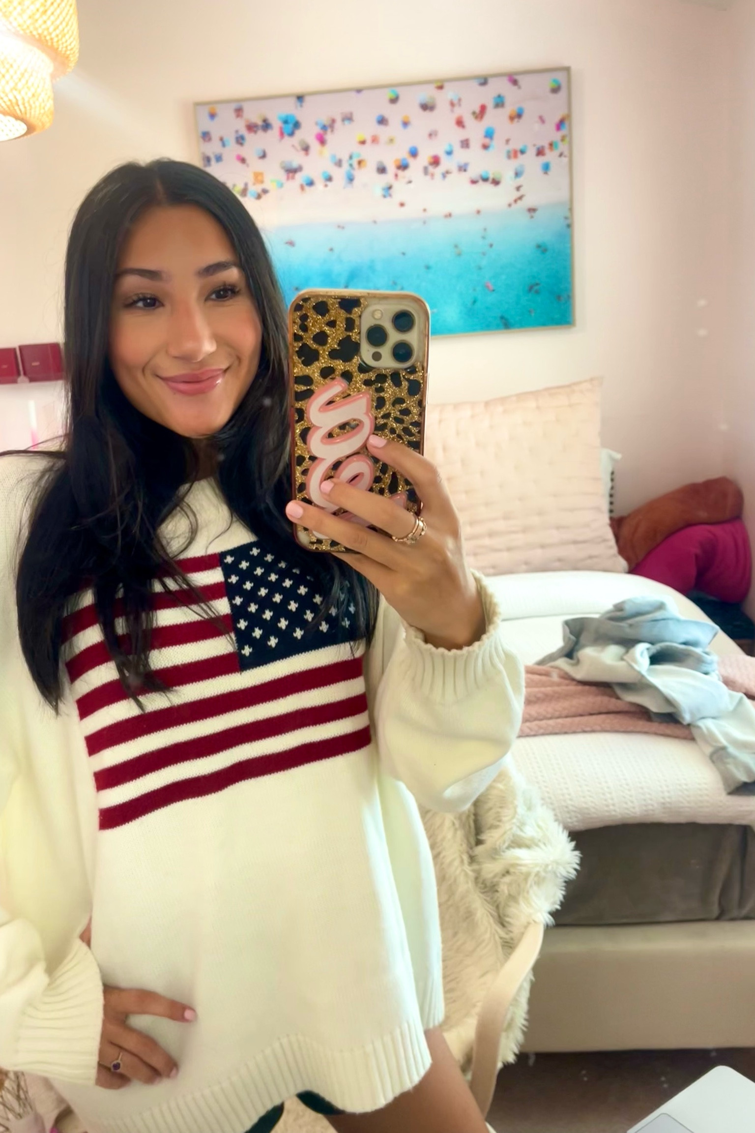 4th of July sweaters are a must! This American flag sweater cones on white, blue, and other colors! #4thofjuly #americanflagsweater #summeroutfit

#LTKSummerEdit #LTKFindsUnder50 #LTKSaleAlert