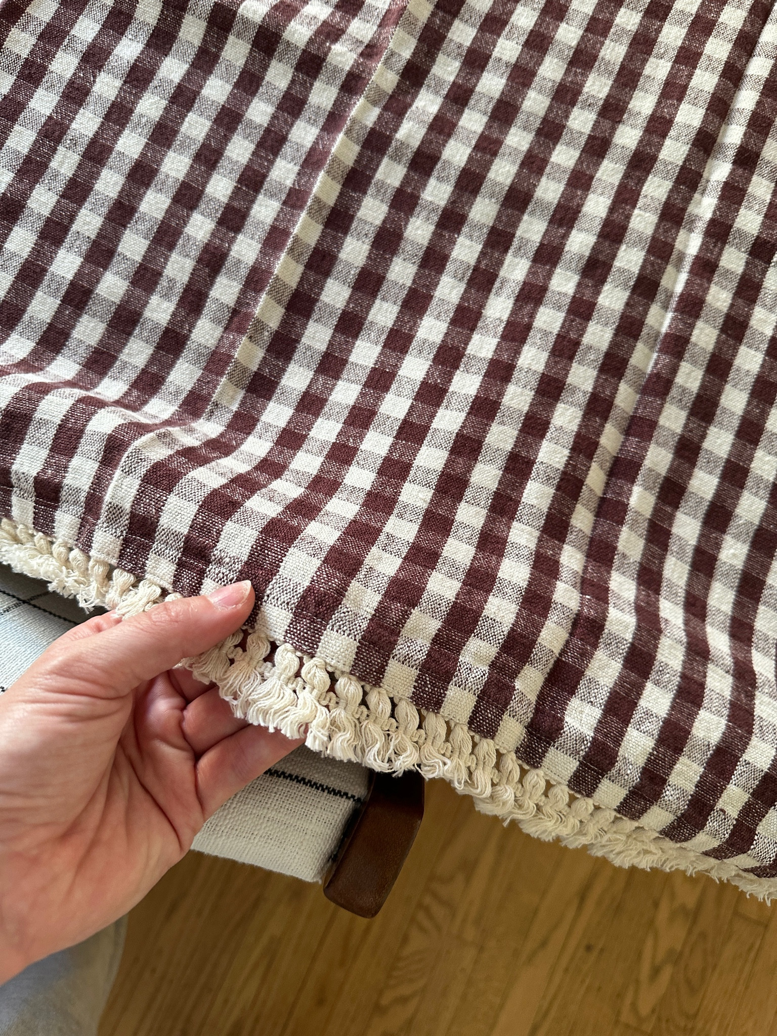 The perfect tablecloth for Thanksgiving dinner - with a bit of fringe! 

#LTKHoliday #LTKHome