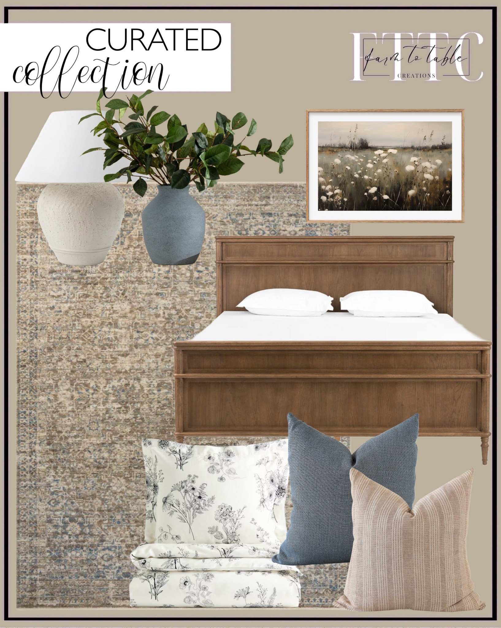 Curated Home Collection. Follow @farmtotablecreations on Instagram for more inspiration.

Cotton Santeen Duvet Cover Set. Benito Rug. Kendrick bed. Blue Linen Pillow Cover. Brown Striped Pillow Cover. Delgado Vase. Abbott Ceramic Table Lamp. Moody Landscape Art Print. 

Spring Decor | Entryway Decor | Bedroom Furniture | nightstands | Home Decor| Fireplace Decor | Spring Refresh |  Bedroom Finds | Neutral Stems | Spring Stems | Bookshelf Decor | Bedroom Space | Cozy Corner | Bathroom | Curated Entryway | Spring  Decor | End of Year Clearance | Trending Decor | Viral Decor  | Coffee Table Decor | Neutral Decor | Stem Sale | Target Finds | Skinny Bench | Bedroom | Living Room | Breakfast Nook | Amazon Home | Target Sale | Loloi Rugs | Magnolia Home | console table | console table styling | faux stems | entryway space | front porch decor | neutral decor | entryway decor | cozy home | affordable decor |  home decor | home inspiration | console styling | entryway rug | cozy moody home | moody home decor | neutral home | bathroom decor | living room | spring decor | Hearth & Hand | Studio McGee | 2025 Home Trends | trending home | Crate&Barrel 



#LTKSaleAlert #LTKHome #LTKFindsUnder50