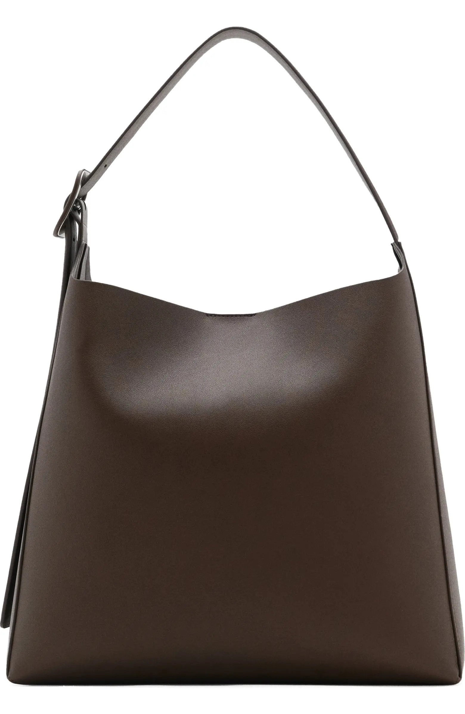 MANGO Buckle Faux Leather Shopper Bag | Nordstrom | Nordstrom