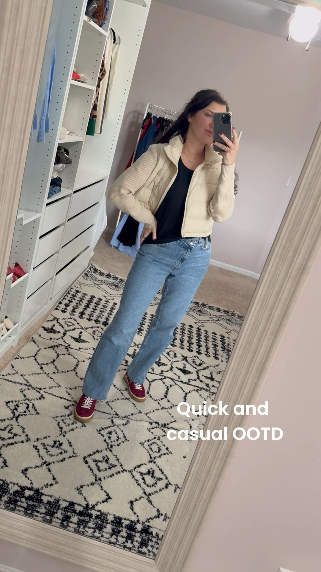 Quick and casual ootd share. Jeans from Zara, linking similar ones 

#LTKStyleTip #LTKFindsUnder100 #LTKootd
