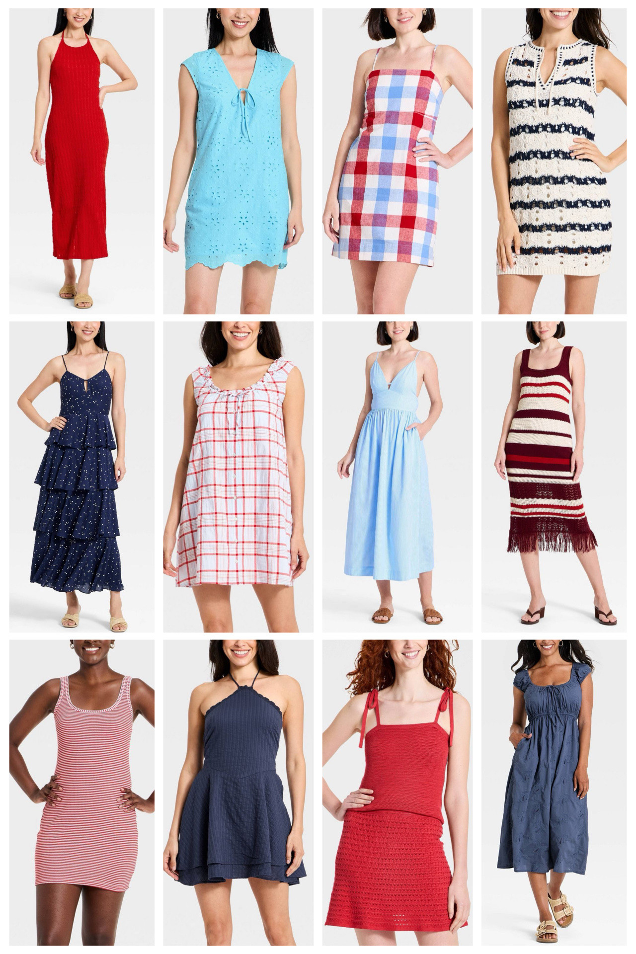 Target new arrival red white and blue dresses 

#LTKootd #LTKmomlife