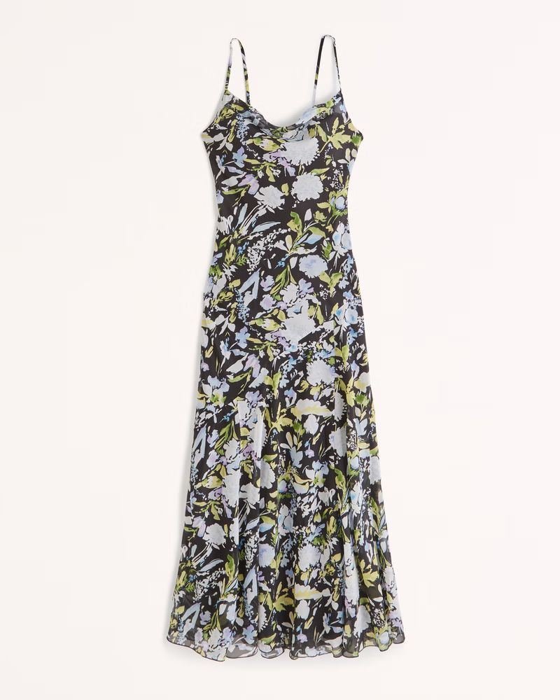Cowl Neck Maxi Dress | Abercrombie & Fitch (US)