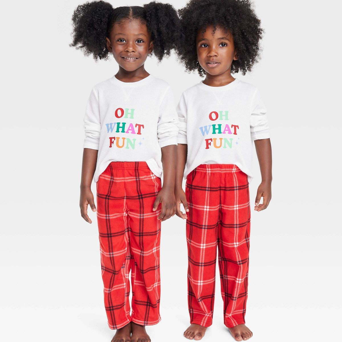 Toddler Plaid Fleece Matching Family Pajama Pants - Wondershop™ Red | Target