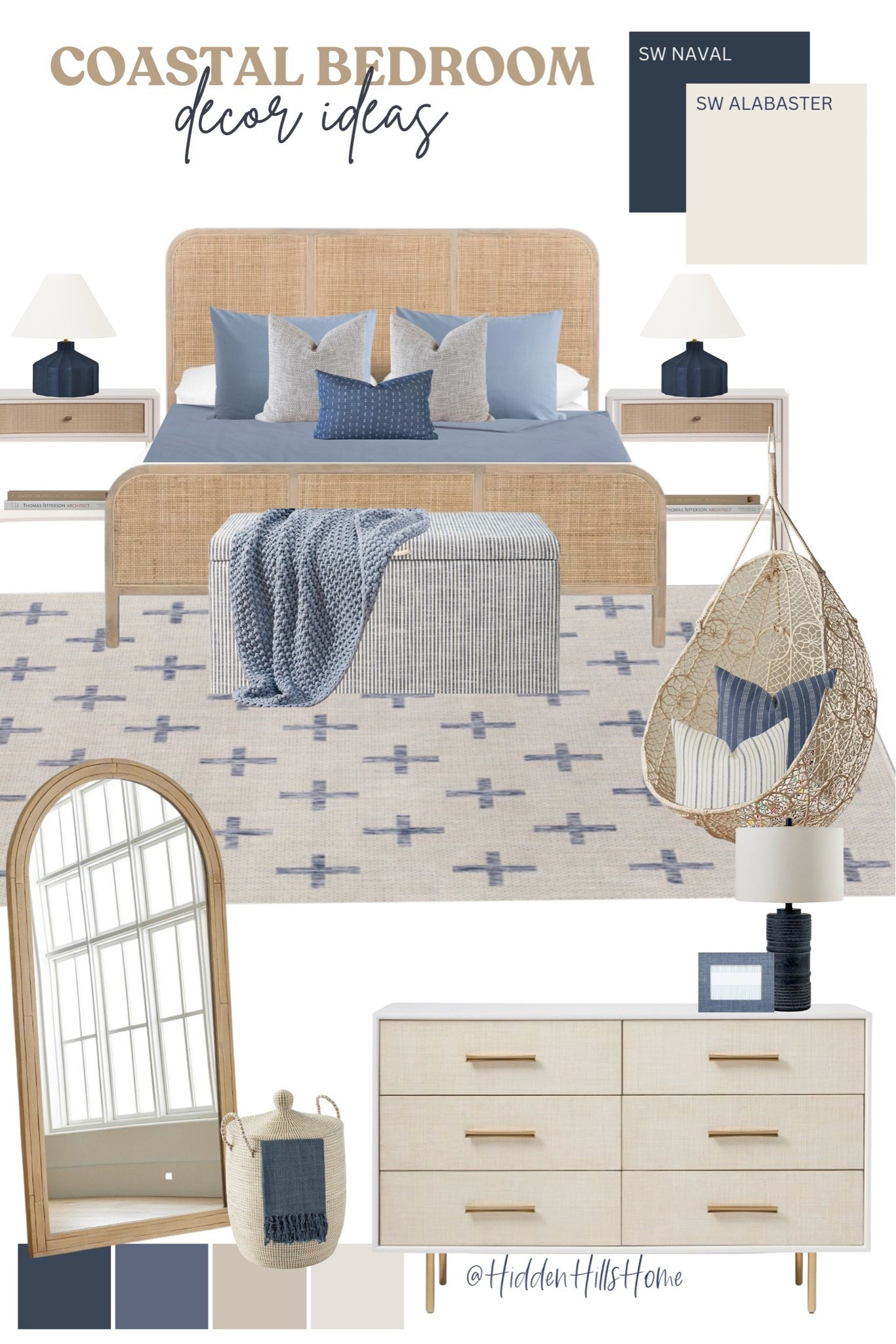 Coastal Bedroom Decor mood board, coastal home decor, bedroom design ideas, bedroom inspiration, beach house bedroom #bedroom

#LTKHome #LTKSaleAlert #LTKSeasonal