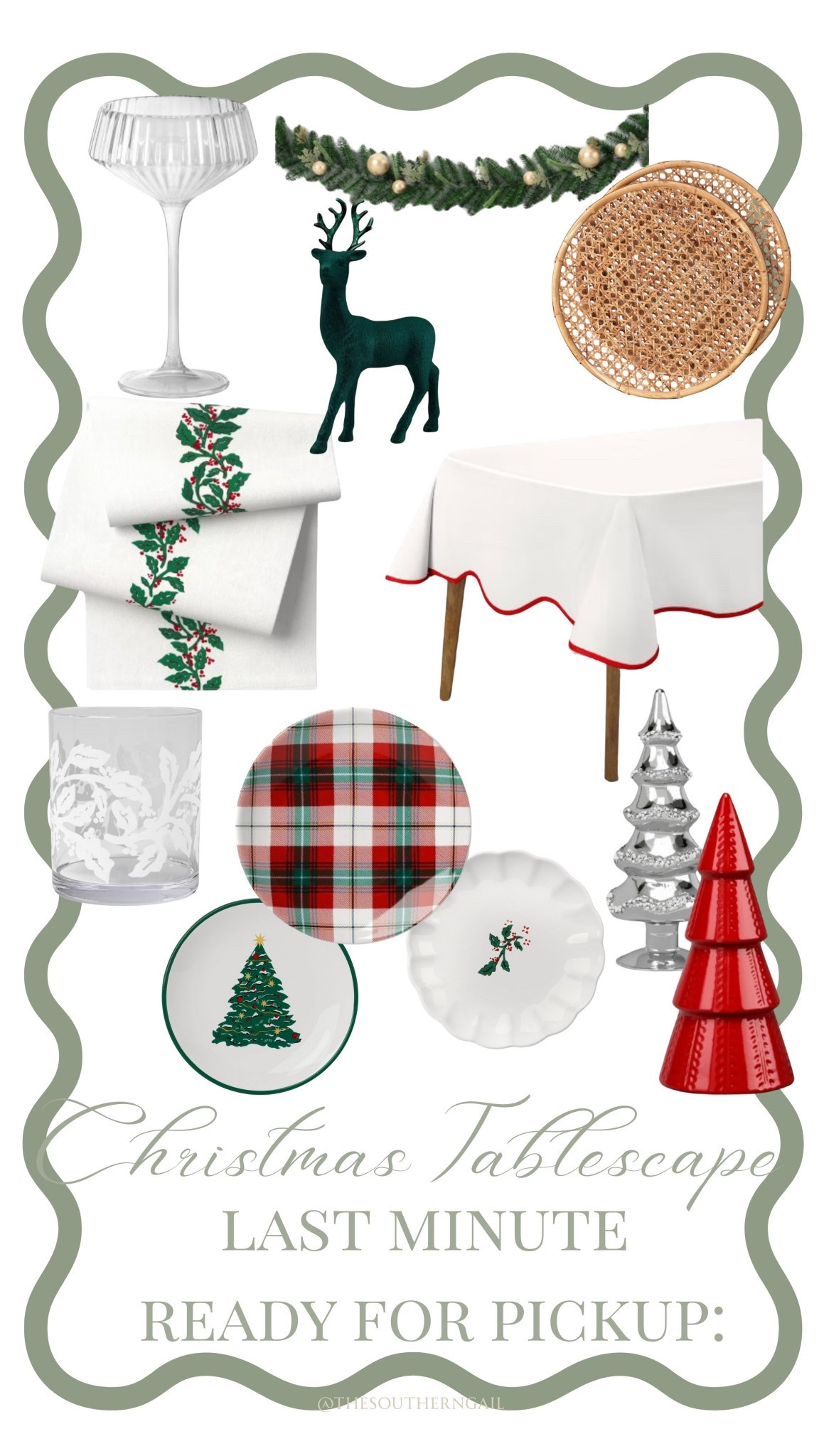 Last minute tablescape for Christmas! Ready for pickup today🎄

#LTKHome #LTKHoliday