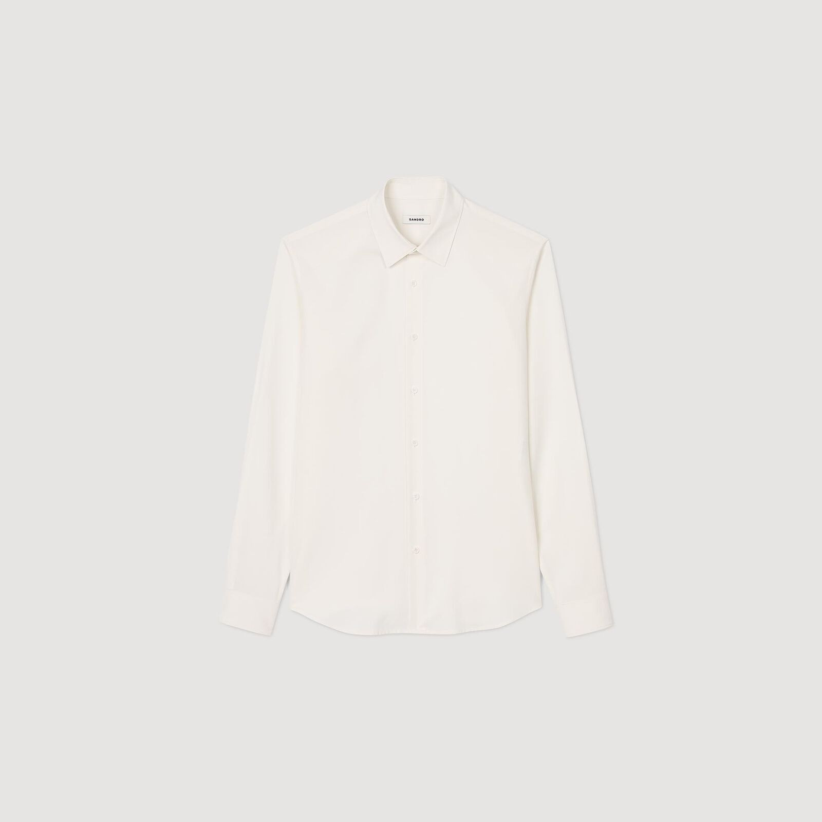 Long-sleeved loose-fit shirt | Sandro US | Sandro-Paris US