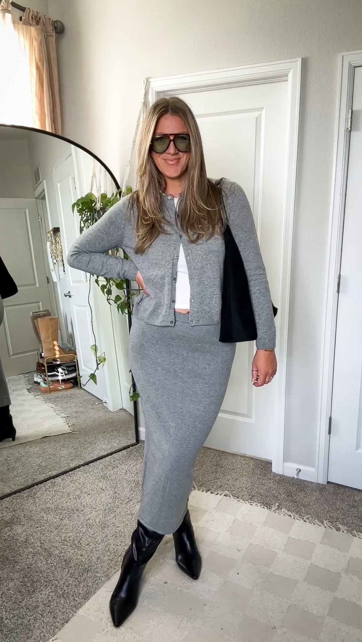 40% off (plus an extra 10% off for cardmembers with code: FAMILY) Sale ends 10/23!
✨medium reg cardigan 
✨large reg sweater skirt 
✨large tee
✨11 boots (linked similar)
🇨🇦 links saved as “similar items” 

#LTKTall #LTKMidsize #LTKSaleAlert