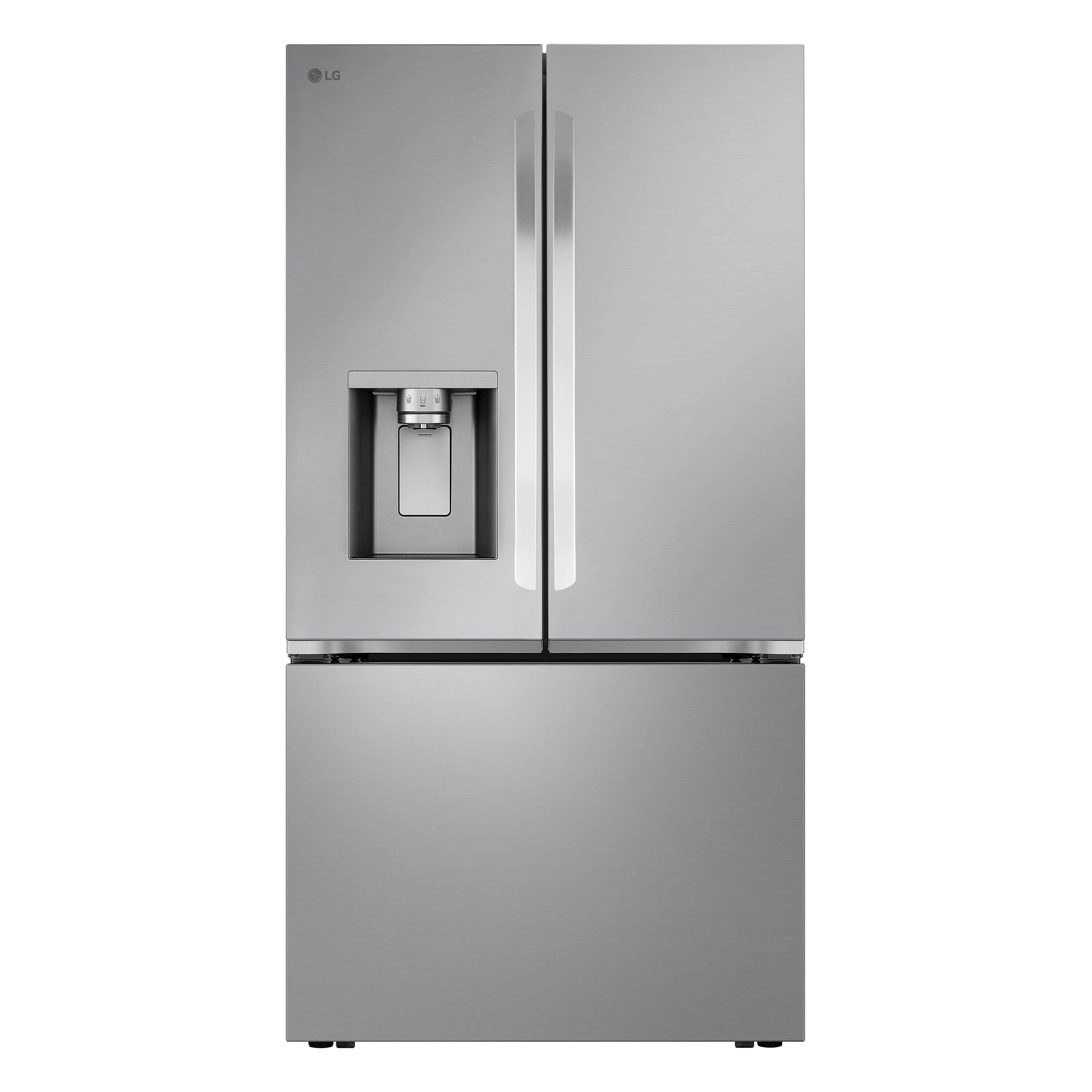 LG Standard-Depth Craft Ice 30.7-cu ft 3 -Door Smart Compatible French Door Refrigerator with Dua... | Lowe's