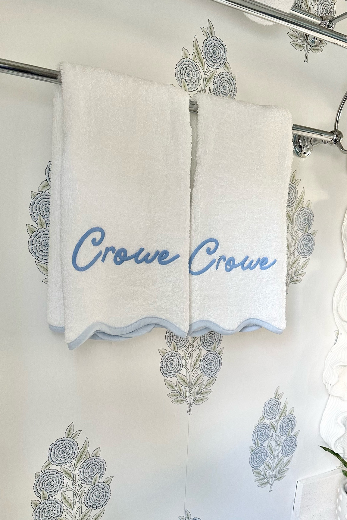 Gift idea - Super soft, well made monogrammed bath towels. These are the hand towels. Perfect for a guest bath or primary! 

#LTKGiftGuide #LTKhome #LTKfamily
