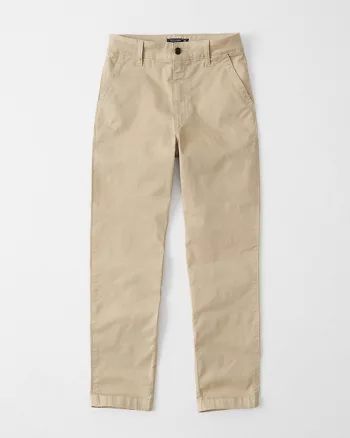High Rise Chino Pants | Abercrombie & Fitch US & UK