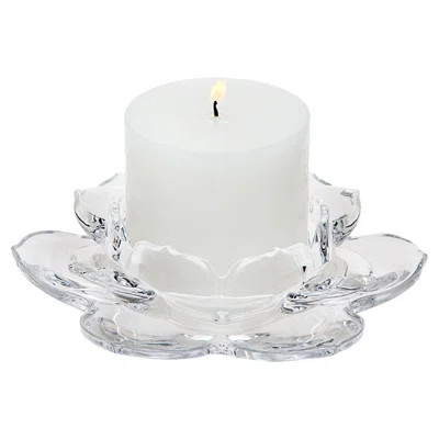 Lotus Crystal Candleholder Godinger Silver Art Co | Wayfair North America