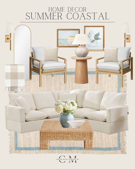 Summer Coastal Home / Coastal Home Decor / Coastal Furniture / Neutral Home / Summer Home Decor / Pottery Barn / Target / Serena and Lily

#LTKhome #LTKstyletip #LTKSeasonal