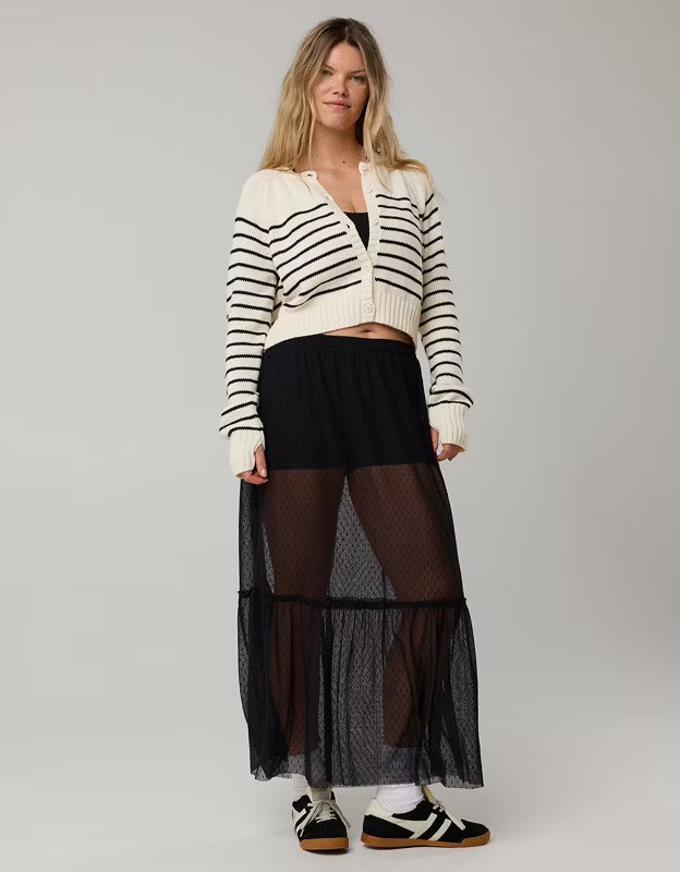 OFFLINE By Aerie Striped Cardigan Sweater | Aerie