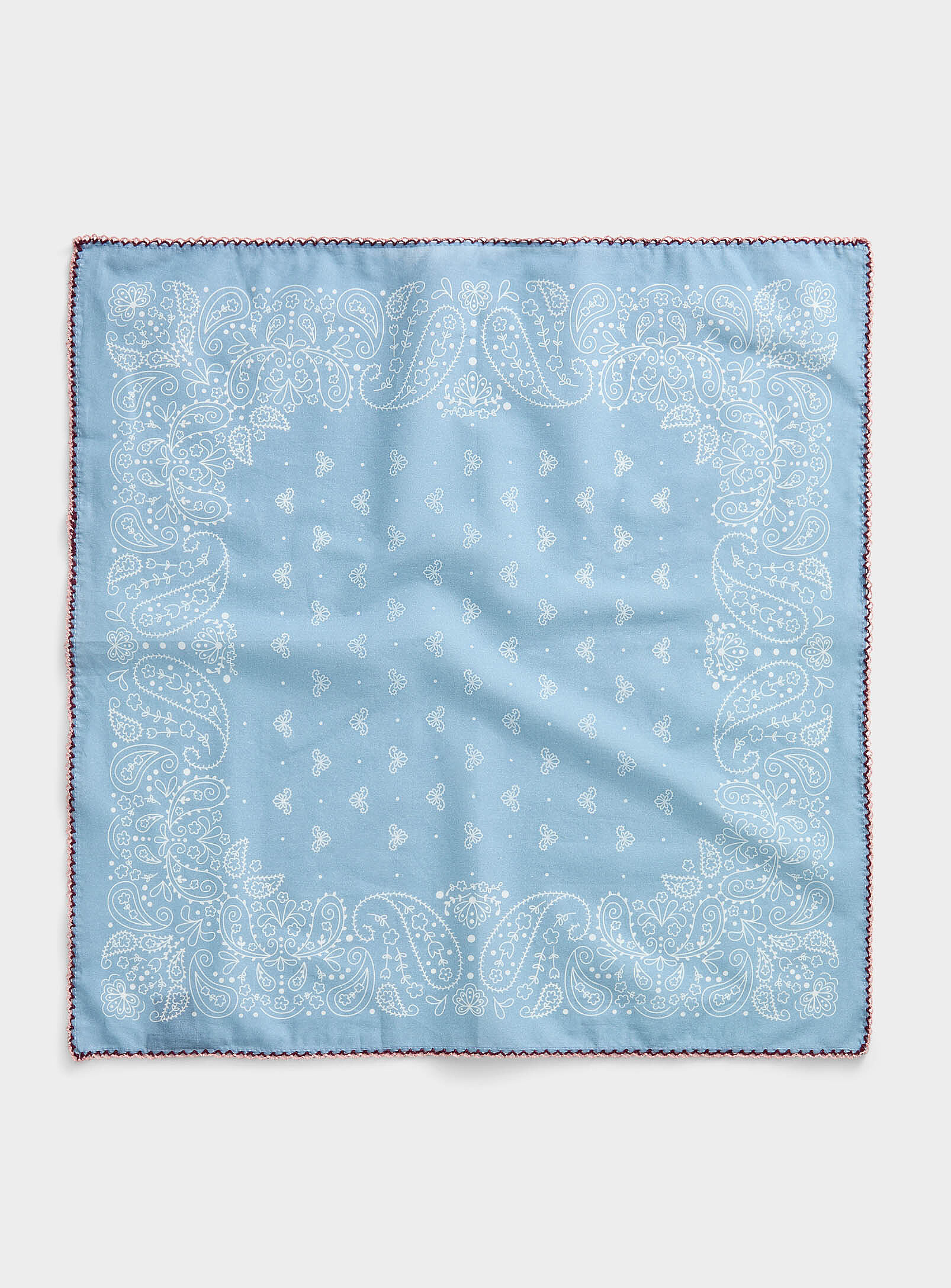 Simons - Women's Crochet edging paisley scarf | Simons