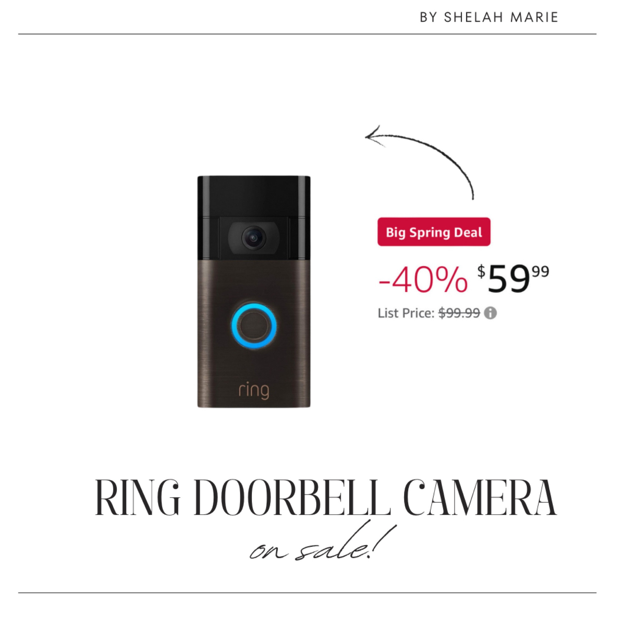 #RingDoorbellCamera on sale!